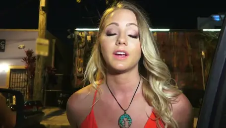 Blonde College Chick Goes Wild