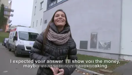 Euro Blonde Sucks Stranger Dick
